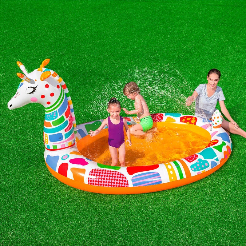 266 X 157 X 127 Cm Bestway Piscinette Groovy Giraffe Sprayer 2 266 X 157 X 127 Cm Bestway Piscinette Groovy Giraffe Sprayer – Image 2