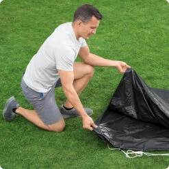 Bestway Bâche 4 Saisons Pour Hydrium Steel Wall Pool Ronde - Ø 3.66 M -Bestway bache 4 saisons pour hydrium steel wall pool ronde o 366 m 2