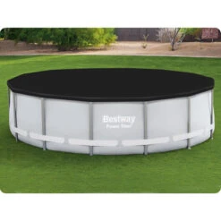 Bestway Bâche 4 Saisons Pour Hydrium Steel Wall Pool Ronde - Ø 3.66 M -Bestway bache 4 saisons pour hydrium steel wall pool ronde o 366 m 4