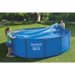 Bestway Bâche à Bulles Isolante Ø 488 Cm Piscine Ronde -Bestway bestway bache a bulles isolante o 488 cm piscine ronde 2