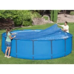 Bestway Bâche à Bulles Isolante Ø 488 Cm Piscine Ronde -Bestway bestway bache a bulles isolante o 488 cm piscine ronde 4