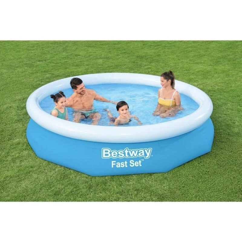 Bestway - Fast Set - Piscine Gonflable - 305x66 Cm - Ronde 2 Bestway - Fast Set - Piscine Gonflable - 305x66 Cm - Ronde – Image 2