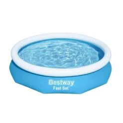Bestway - Fast Set - Piscine Gonflable - 305x66 Cm - Ronde 9 Bestway - Fast Set - Piscine Gonflable - 305x66 Cm - Ronde -Bestway bestway fast set piscine gonflable 305x66 cm ronde 2