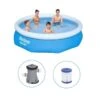 Bestway - Fast Set - Piscine Gonflable - 305x76 Cm - Ronde