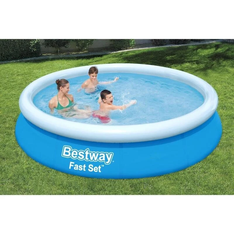 Bestway - Fast Set - Piscine Gonflable - 366x76 Cm - Ronde 2 Bestway - Fast Set - Piscine Gonflable - 366x76 Cm - Ronde – Image 2