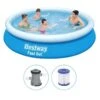 Bestway - Fast Set - Piscine Gonflable - 366x76 Cm - Ronde