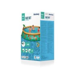 Bestway - Fast Set - Piscine Gonflable - 457x84 Cm - Impression Du Paradis 10 Bestway - Fast Set - Piscine Gonflable - 457x84 Cm - Impression Du Paradis -Bestway bestway fast set piscine gonflable 457x84 cm impression du paradis 3