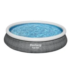 Bestway - Fast Set - Piscine Gonflable - 457x84 Cm - Ronde -Bestway bestway fast set piscine gonflable 457x84 cm ronde 2