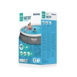Bestway - Fast Set - Piscine Gonflable - 457x84 Cm - Ronde -Bestway bestway fast set piscine gonflable 457x84 cm ronde 3