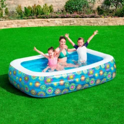 Bestway 42 Bestway Happy Flora Piscine Gonflable 229 X 152 X 56 Cm