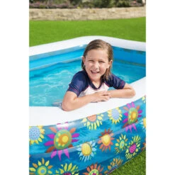 Bestway Happy Flora Piscine Gonflable 229 X 152 X 56 Cm 9 Bestway Happy Flora Piscine Gonflable 229 X 152 X 56 Cm -Bestway bestway happy flora piscine gonflable 229 x 152 x 56 cm 4