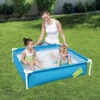 Bestway Ma Première Piscine à Cadre Carré 122 Cm