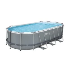 Bestway - Power Steel - Piscine Tubulaire - 549x274x122 Cm - Rectangulaire -Bestway bestway power steel piscine tubulaire 549x274x122 cm rectangulaire 2