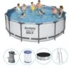 Bestway - Steel Pro MAX - Piscine Tubulaire - 427x122 Cm - Ronde
