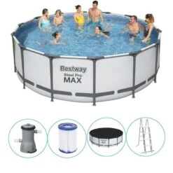 Bestway 34 Bestway - Steel Pro MAX - Piscine Tubulaire - 427x122 Cm - Ronde