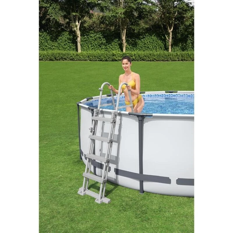 Bestway - Steel Pro MAX - Piscine Tubulaire - 427x122 Cm - Ronde 7 Bestway - Steel Pro MAX - Piscine Tubulaire - 427x122 Cm - Ronde – Image 7