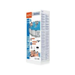 Bestway - Steel Pro MAX - Piscine Tubulaire - 457x107 Cm - Ronde -Bestway bestway steel pro max piscine tubulaire 457x107 cm ronde 3