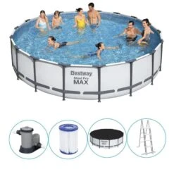 Bestway - Steel Pro MAX - Piscine Tubulaire - 549x122 Cm - Ronde