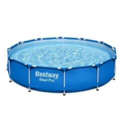 Bestway - Steel Pro - Piscine Tubulaire - 366x76 Cm - Ronde -Bestway bestway steel pro piscine tubulaire 366x76 cm ronde 2