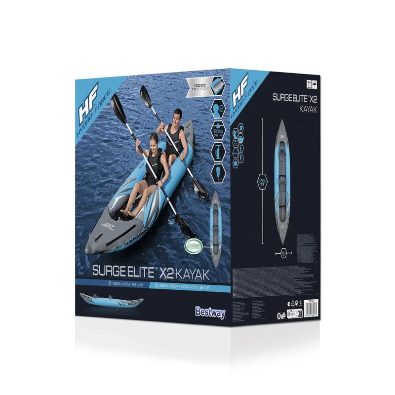 Bestway Kayak Gonflable Pour Deux Personnes Surge Elite 3,82 m 6 Bestway Kayak Gonflable Pour Deux Personnes Surge Elite 3,82 m – Image 6