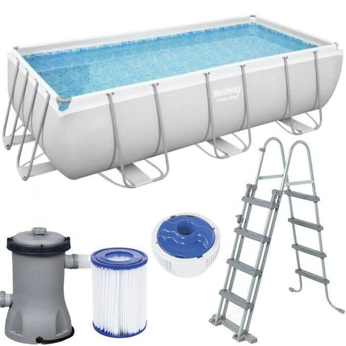 Kit Piscine Bestway POWER STEEL FRAME POOL404x201x100cm 1 Kit Piscine Bestway POWER STEEL FRAME POOL404x201x100cm