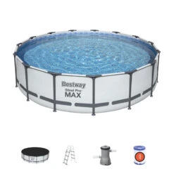 Kit Piscine Bestway STEEL PRO MAX Ronde Ø457x107cm
