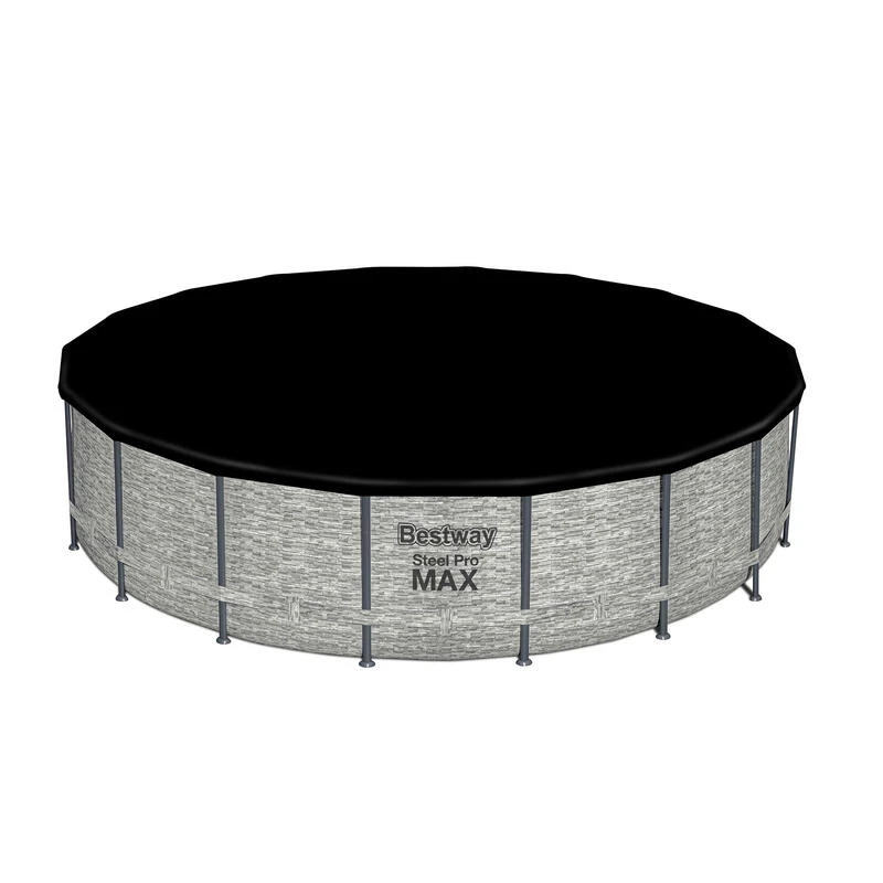 Kit Piscine Bestway STEEL PRO MAX Ronde Ø549x122cm 3 Kit Piscine Bestway STEEL PRO MAX Ronde Ø549x122cm – Image 3