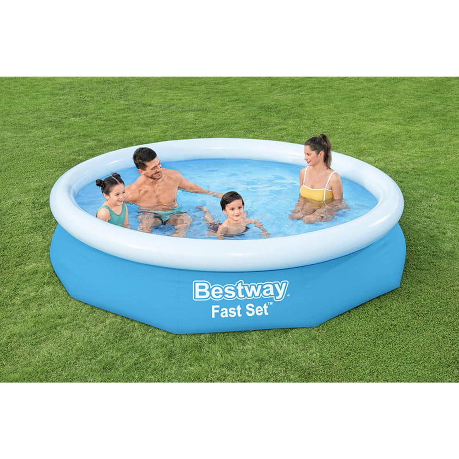 Bestway Kit Piscine Gonflable Ronde 3,05 m x 66 cm 4 Bestway Kit Piscine Gonflable Ronde 3,05 m x 66 cm – Image 4