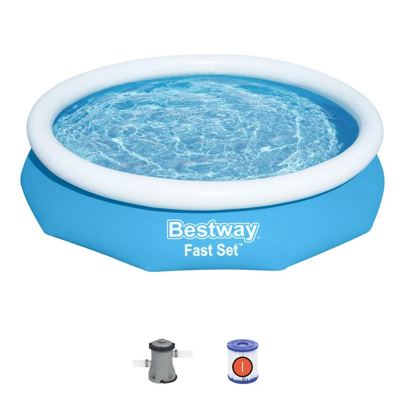 Bestway Kit Piscine Gonflable Ronde 3,05 m x 66 cm 1 Bestway Kit Piscine Gonflable Ronde 3,05 m x 66 cm