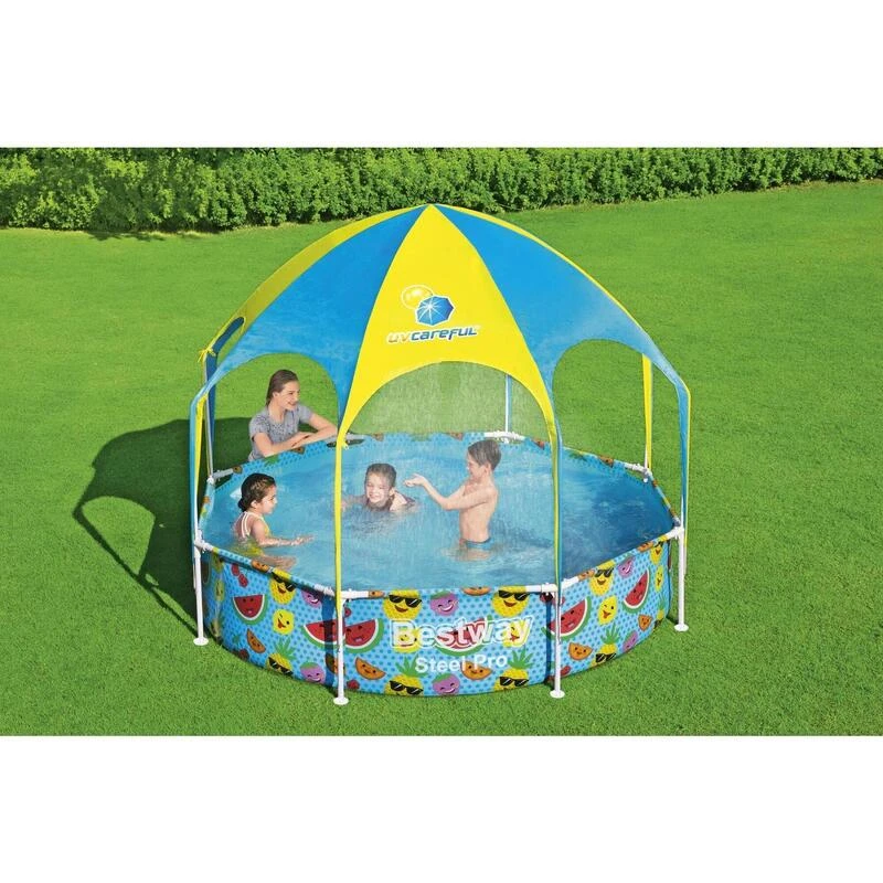 Ø 244 X 51 Cm Bestway Splash-in-Shade Piscine 2 Ø 244 X 51 Cm Bestway Splash-in-Shade Piscine – Image 2