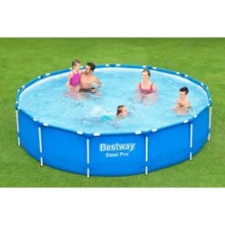 Piscine Bestway STEEL PRO FRAME POOL Ronde Ø396x76cm 10 Piscine Bestway STEEL PRO FRAME POOL Ronde Ø396x76cm -Bestway piscine bestway steel pro frame pool ronde o396x76cm 3