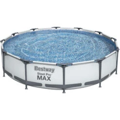 Piscine Bestway Steel Pro Max + Pompe à Filtre 366 Cm