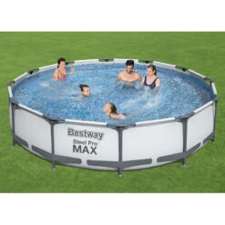 Piscine Bestway Steel Pro Max + Pompe à Filtre 366 Cm -Bestway piscine bestway steel pro max pompe a filtre 366 cm 5