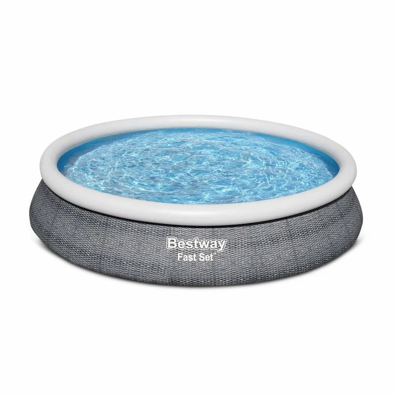 Bestway Piscine Gonflable Hors Sol Grise Ronde 457x84cm | Sweeek 3 Bestway Piscine Gonflable Hors Sol Grise Ronde 457x84cm | Sweeek – Image 3