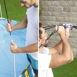 Bestway Piscine Hors Sol Avec Parasol Et Brumisateur Intégré | Sweeek -Bestway piscine hors sol avec parasol et brumisateur integre sweeek 3