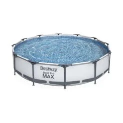 Bestway Piscine Tubulaire 3,6m Avec Pompe + Échelle | Sweeek -Bestway piscine tubulaire 36m avec pompe echelle sweeek 2