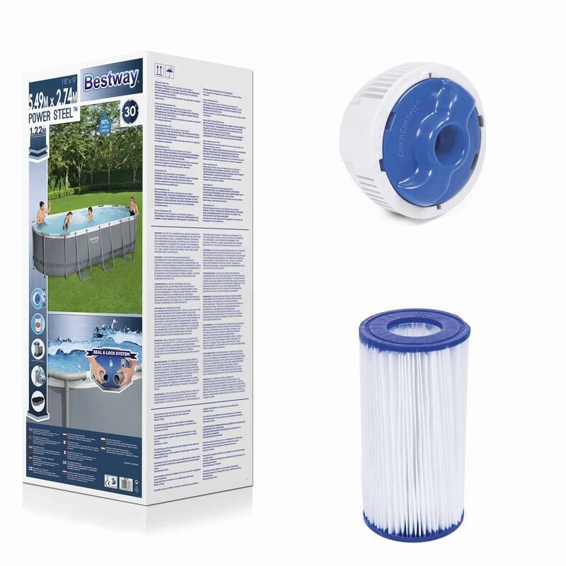 Bestway Piscine Tubulaire Ovale 5x3m Et Accessoires | Sweeek 5 Bestway Piscine Tubulaire Ovale 5x3m Et Accessoires | Sweeek – Image 5