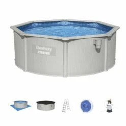 Bestway Piscine Tubulaire Ronde 360cm Avec Accessoires | Sweeek 7 Bestway Piscine Tubulaire Ronde 360cm Avec Accessoires | Sweeek -Bestway piscine tubulaire ronde 360cm avec accessoires sweeek 2