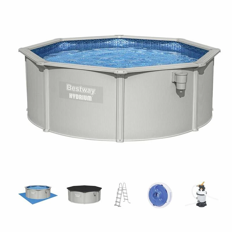Bestway Piscine Tubulaire Ronde 360cm Avec Accessoires | Sweeek 3 Bestway Piscine Tubulaire Ronde 360cm Avec Accessoires | Sweeek – Image 3