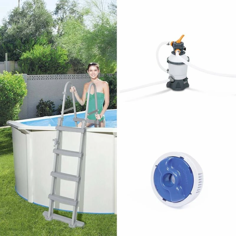 Bestway Piscine Tubulaire Ronde 360cm Avec Accessoires | Sweeek 5 Bestway Piscine Tubulaire Ronde 360cm Avec Accessoires | Sweeek – Image 5