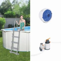 Bestway Piscine Tubulaire Ronde 460cm Avec Accessoires | Sweeek -Bestway piscine tubulaire ronde 460cm avec accessoires sweeek 4